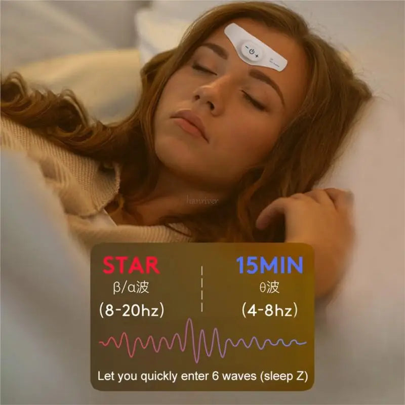 Migraine Relief Insomnia Sleep Instrument TENS Microcurrent Sleep Aid Device Pressure Relief Migraine Head Massager Device